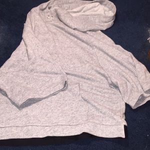 Workout short sleeve sweatshirt